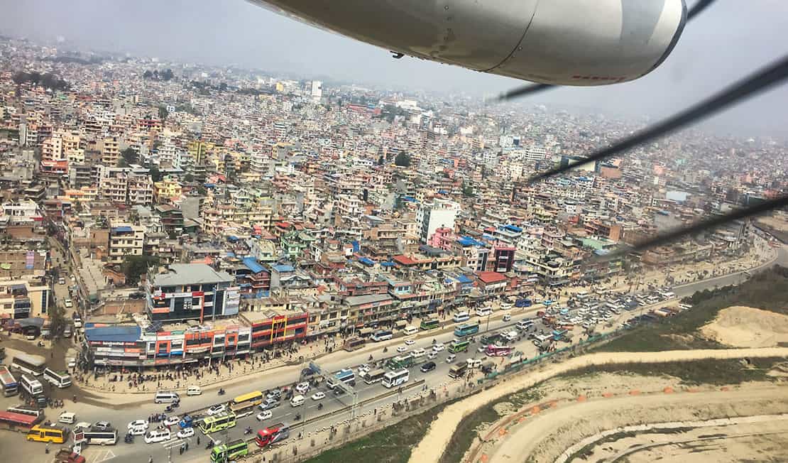 everest base camp trek flight to kathmandu