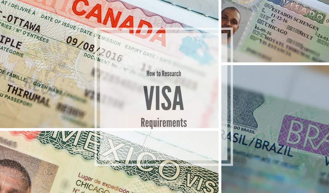 how to research visa requirements for all countries