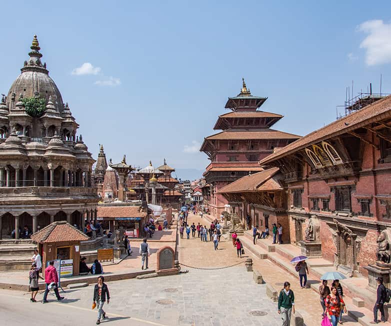 patan durbar square in kathmandu nepal