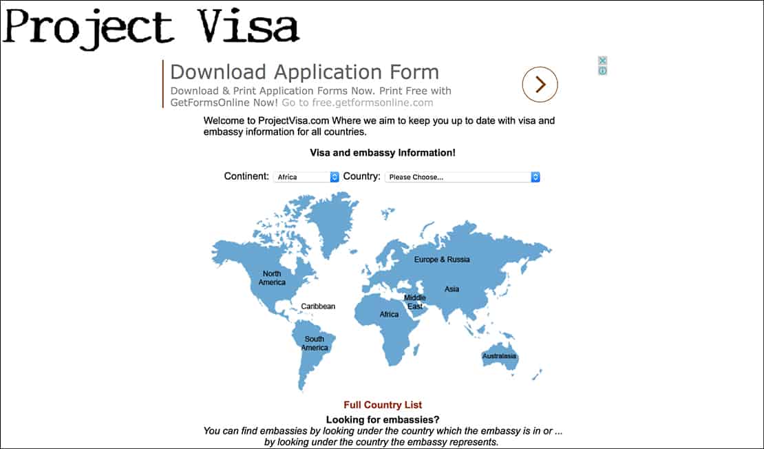 project visa