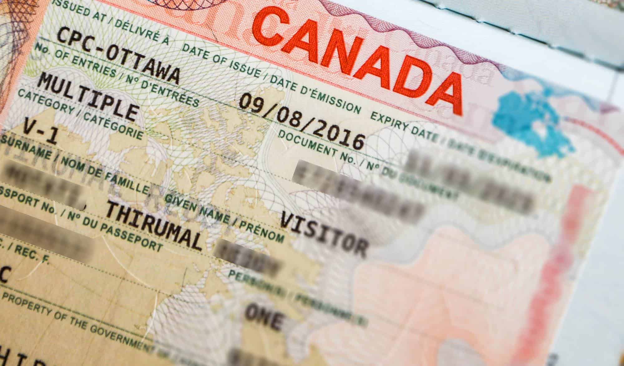 travel documents required to travel to canada