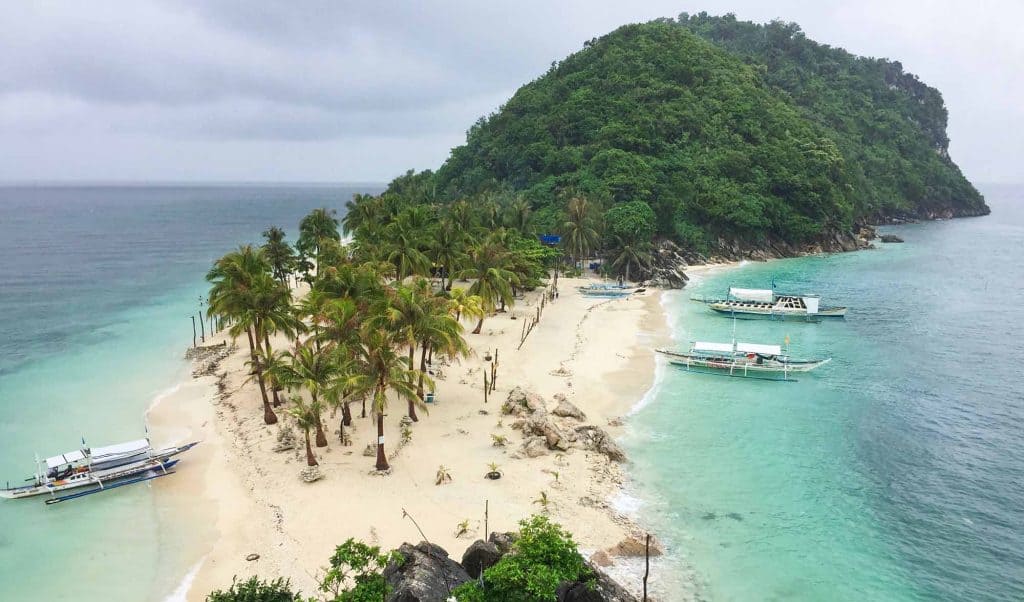 Isla de Gigantes in the Philippines