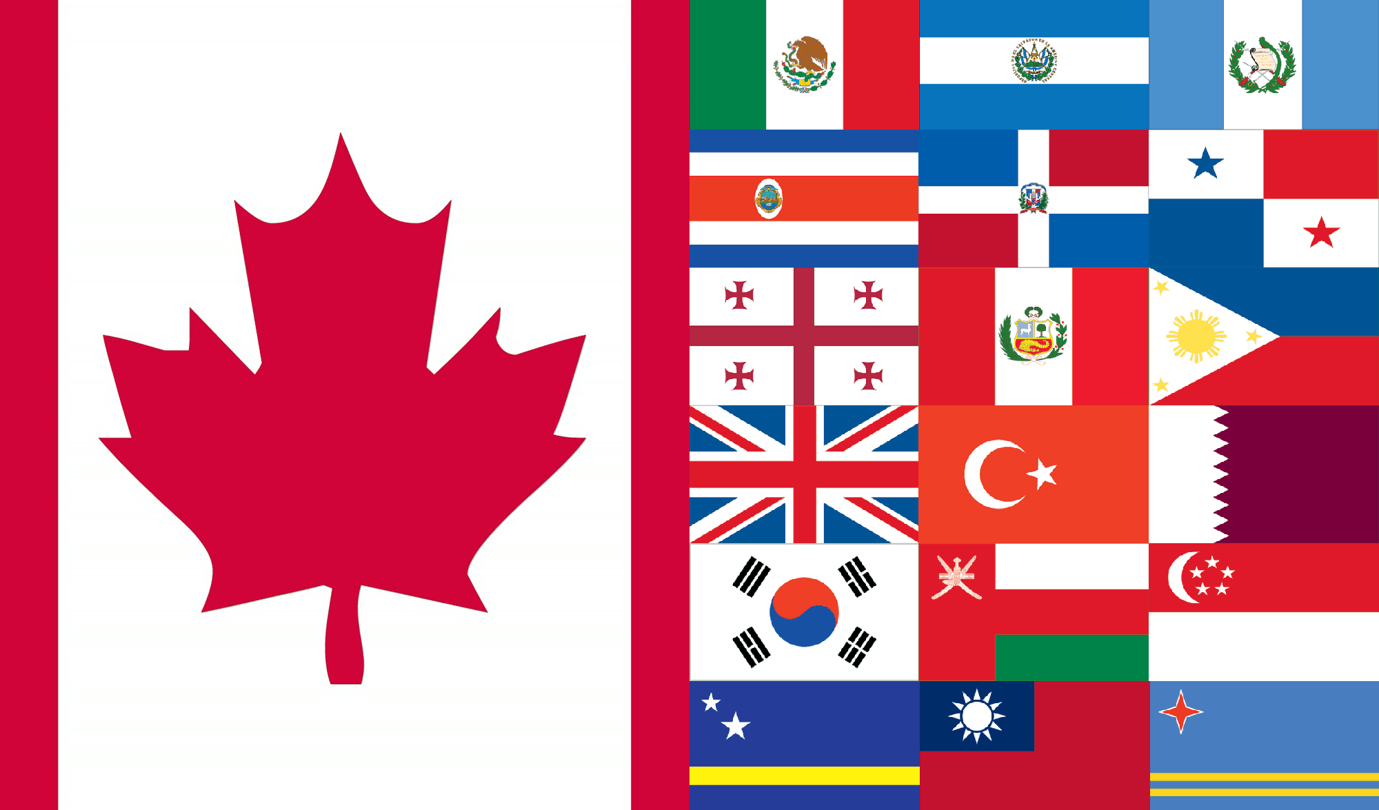 canada tourist visa holder visa free countries