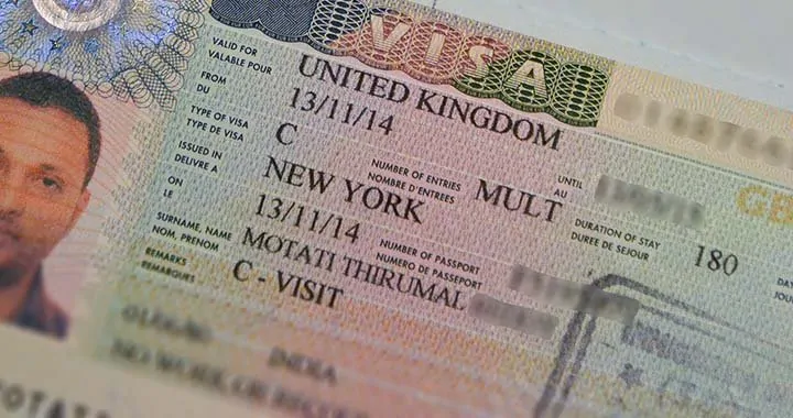 United Kingdom UK Tourist Visa Image