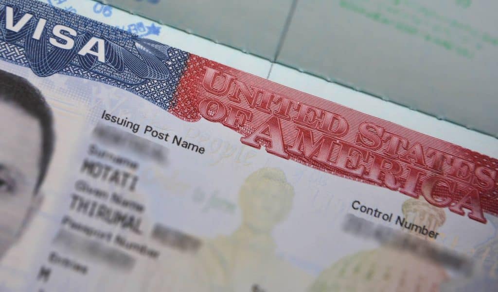 United States of America US Visa Image