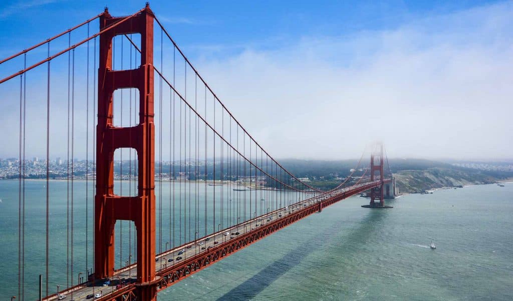 US Tourist Visa Requirements - Golden Gate Bridge in San Francisco