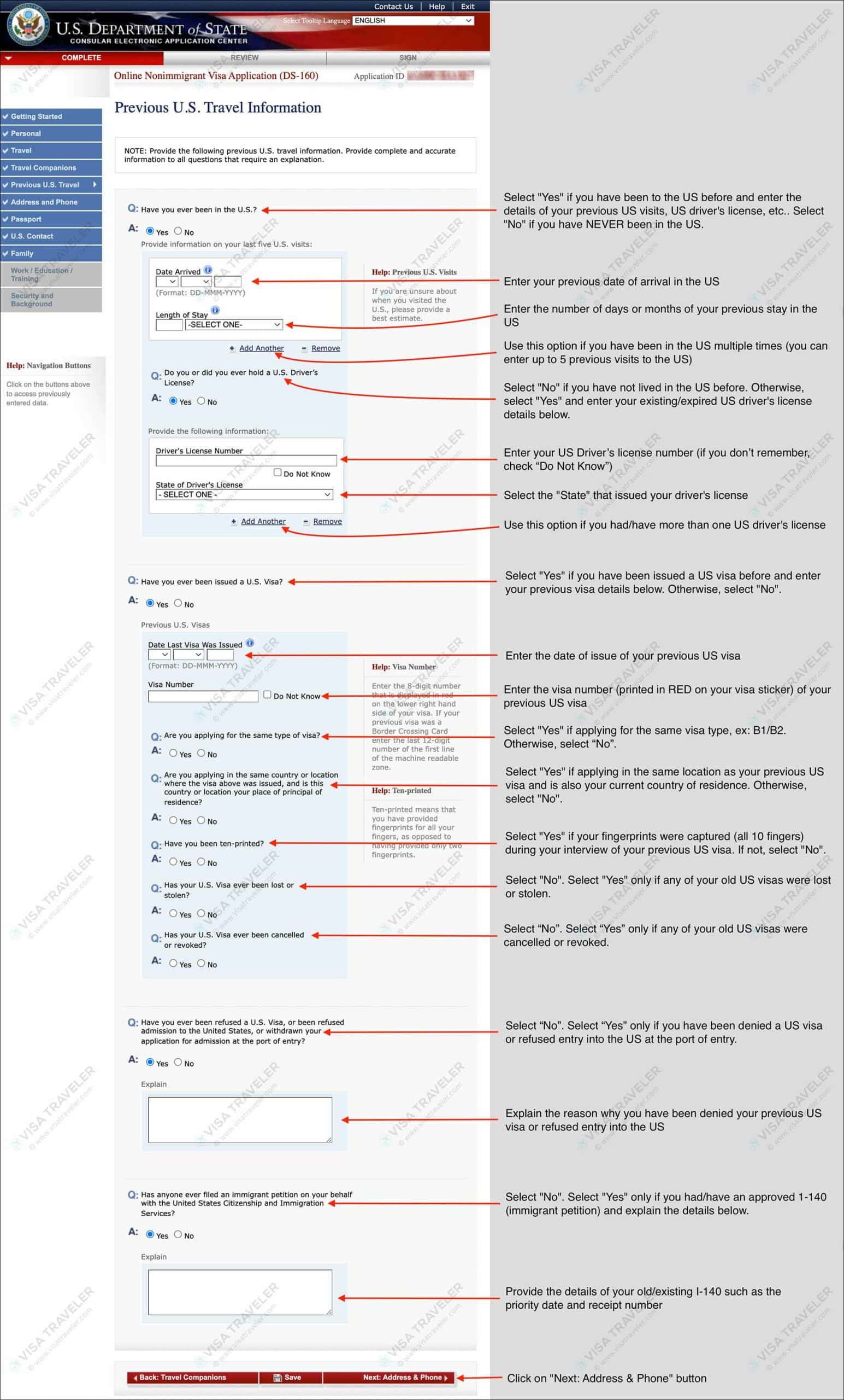 Where is the visa number located on a B1/B2 tourist visa? : r/USCIS