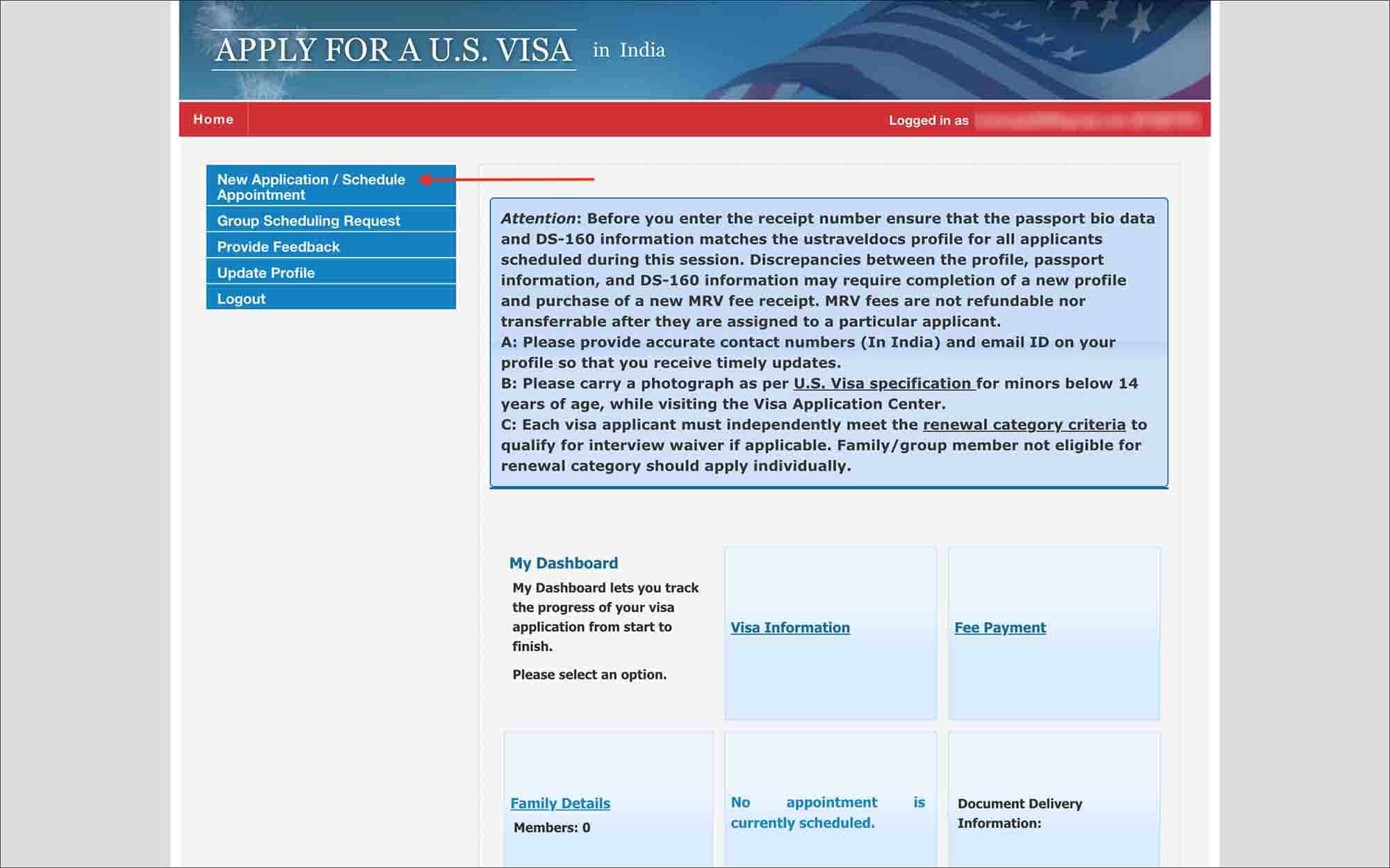 Schedule US Visa Appointment in Asia - New Application