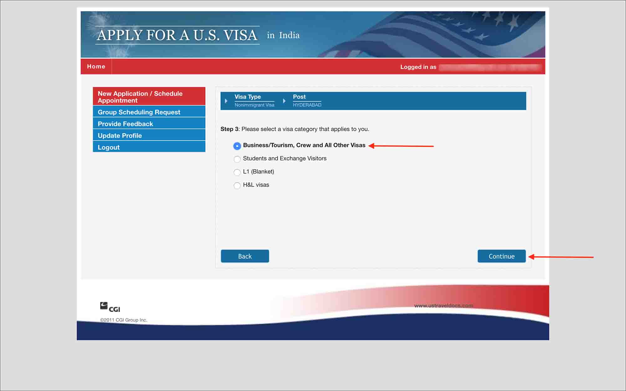 Schedule US Visa Appointment in Asia - Visa Category