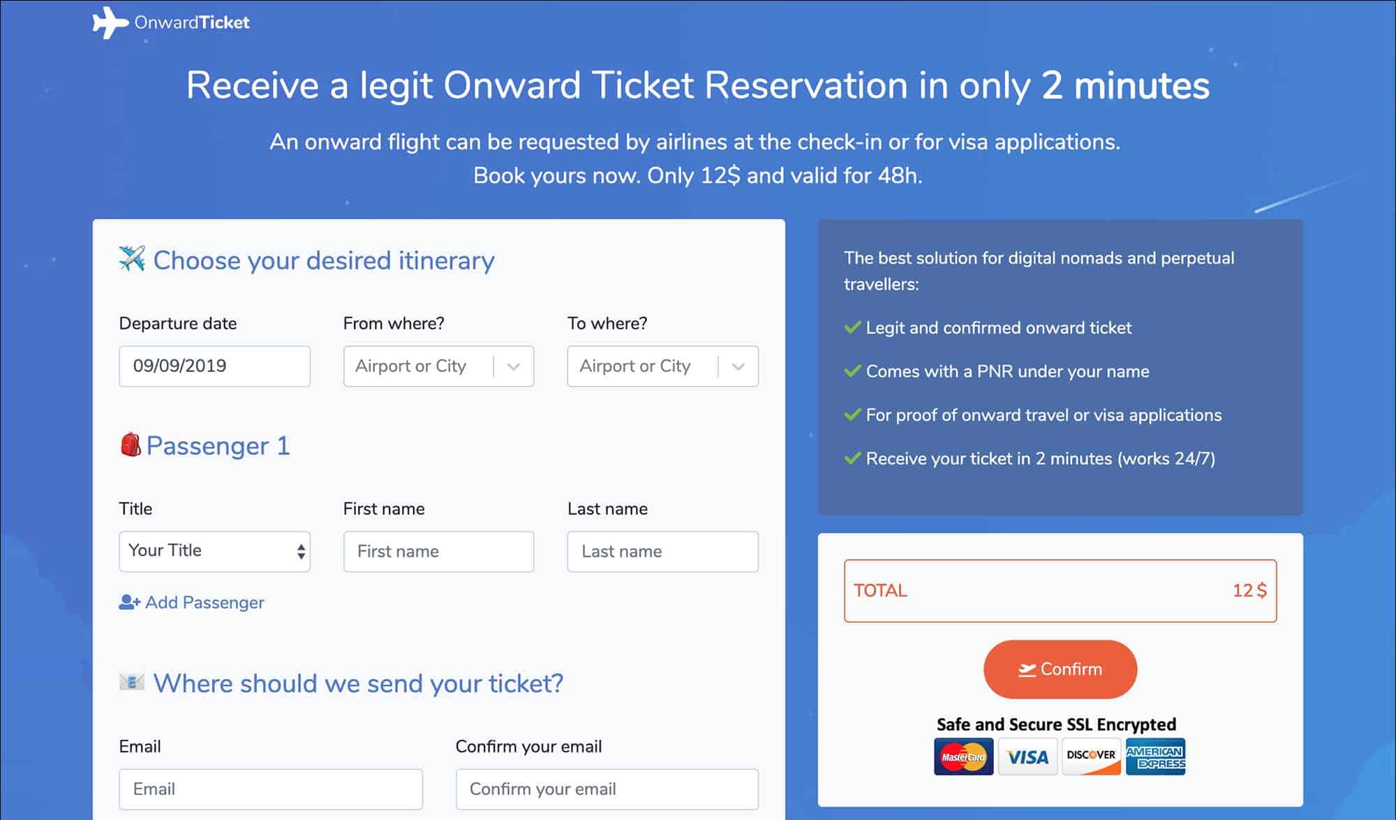 online travel agency ticket