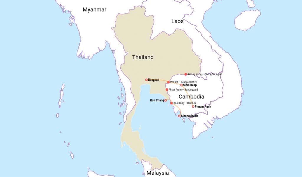 Thailand Visa on Arrival at Cambodia Border