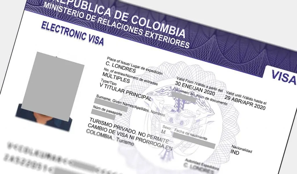 Fill Colombia eVisa Application