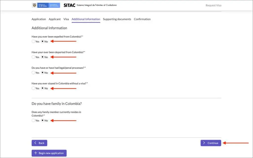 Additional Information Page