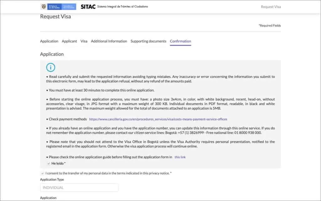 Confirmation Page - Part 1