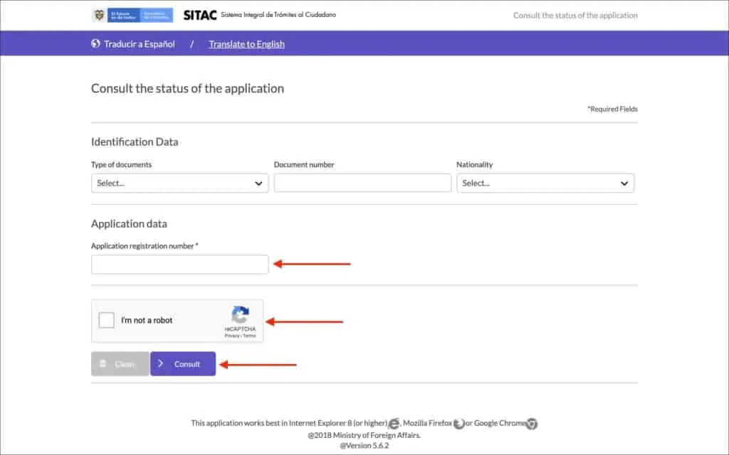 Track Status Page