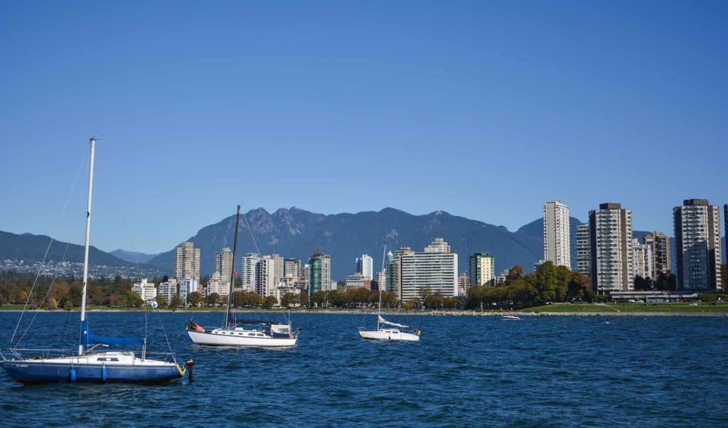 English Bay in Vancouver