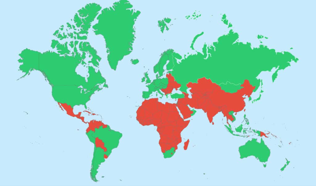 Thailand tourist visa requirements by nationality