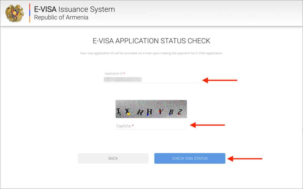 e-Visa Status Check