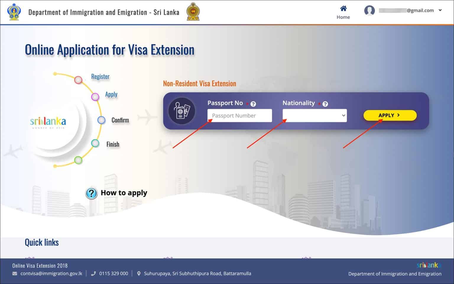 How to apply for sri lanka visa extension online a step by step guide