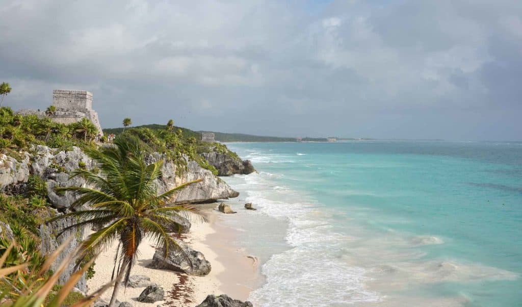 permit to travel from mexico to us Beach in Tulum, Mexico