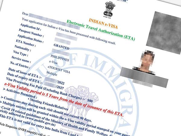 india tourist e visa