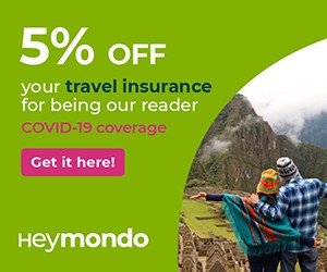 Get your travel medical insurance from HeyMondo with 5% discount