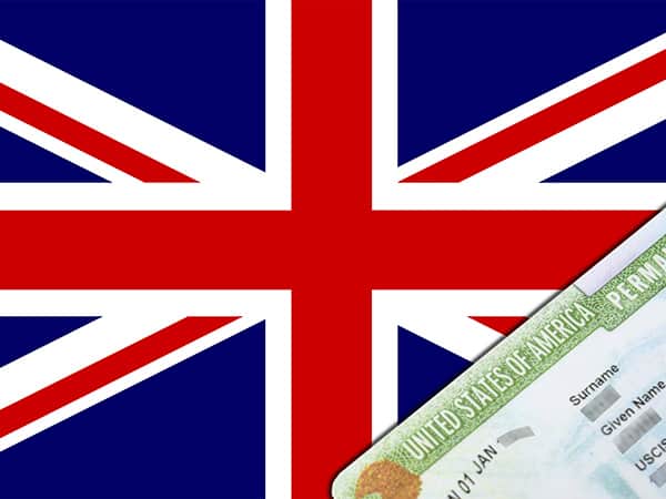 Can a US green card holder travel to UK without visa