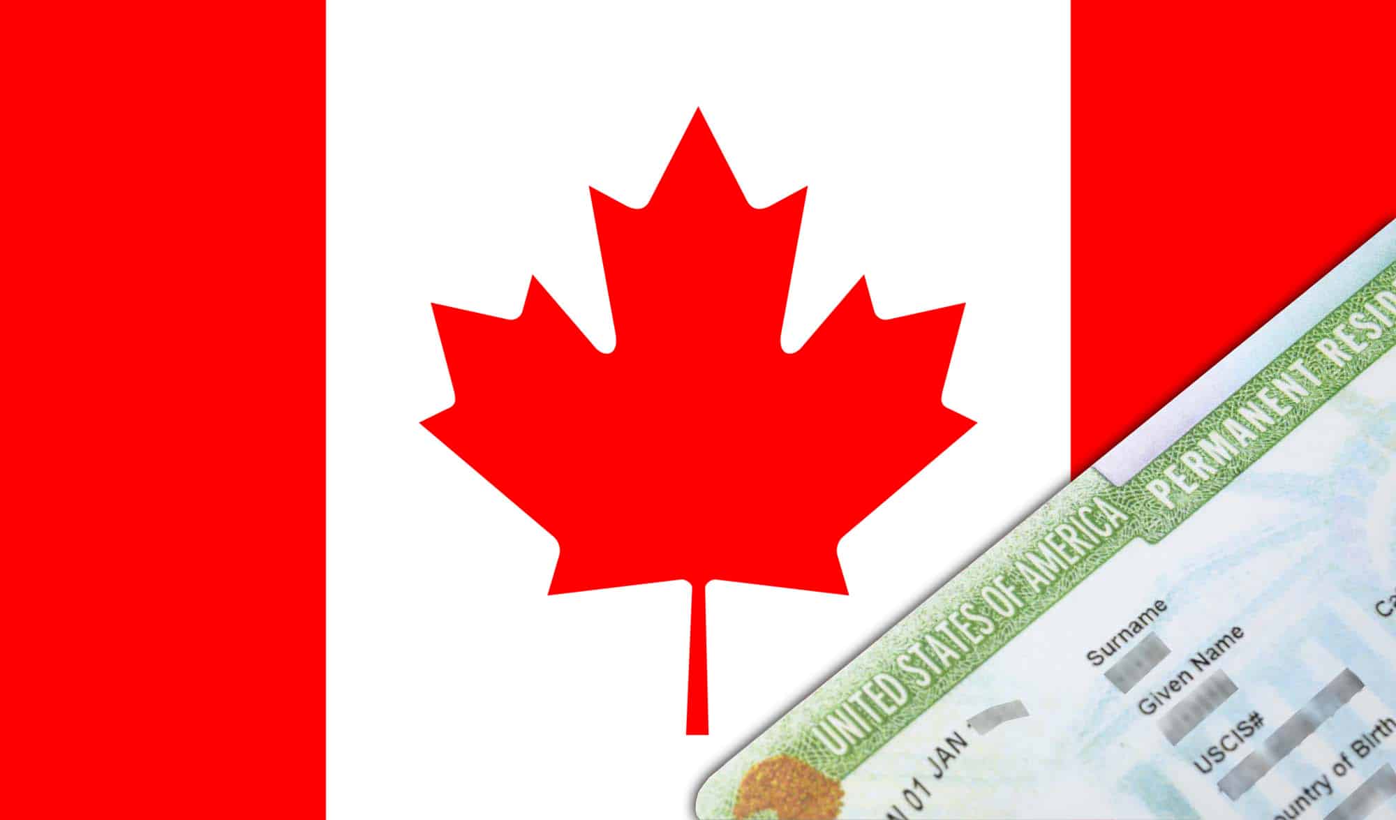 green card holder travel to canada by car