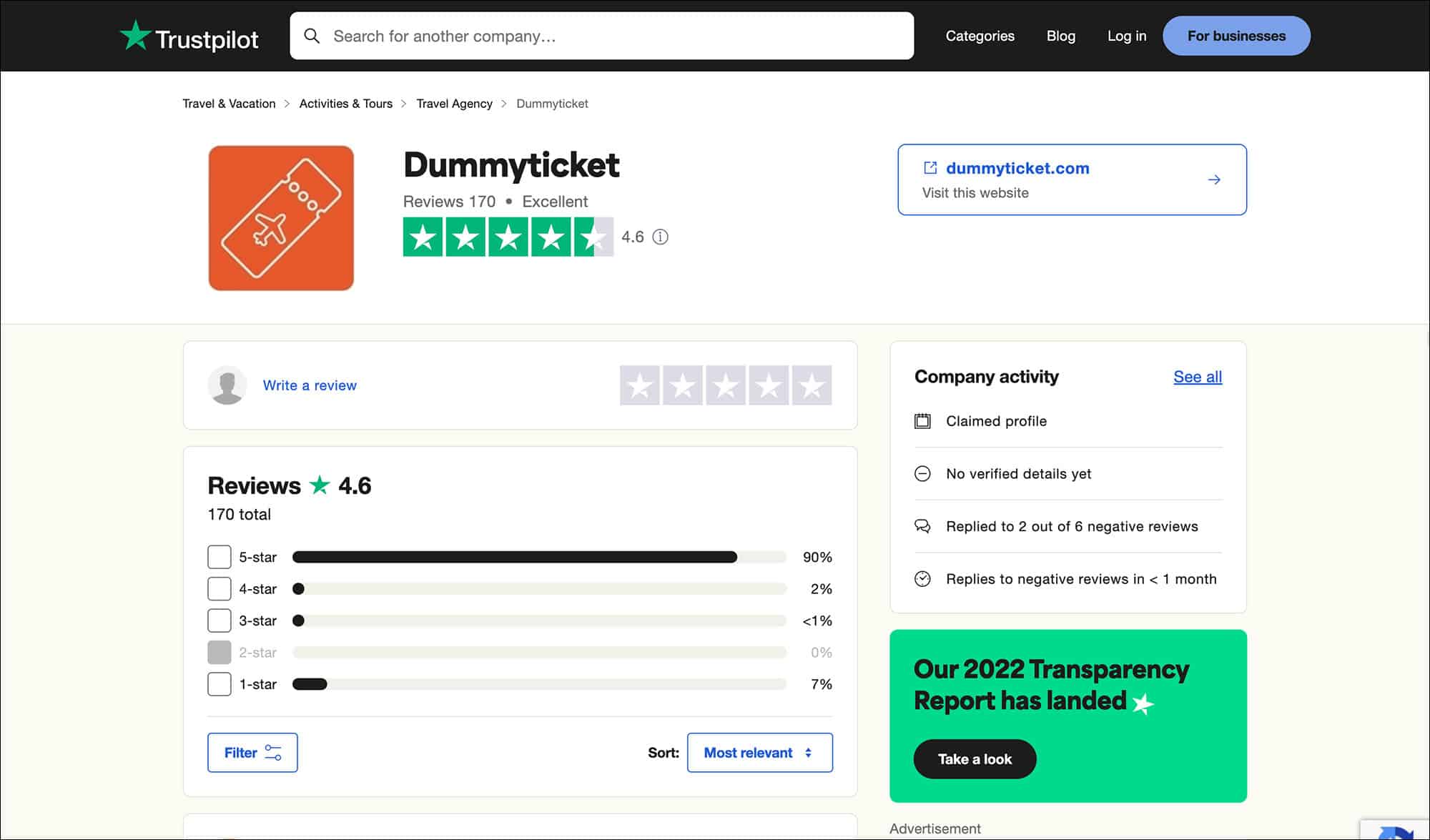 DummyTicket Review Oldest Agency Providing Dummy Tickets for Visas