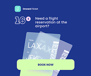 Get a proof of onward ticket for your trip from OnwardTicket