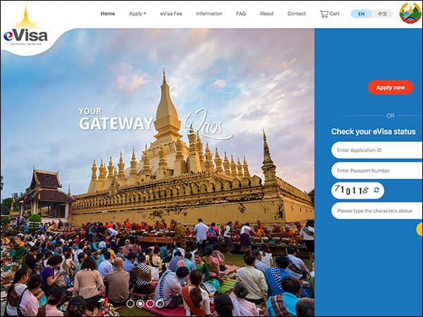 How to apply for Laos eVisa