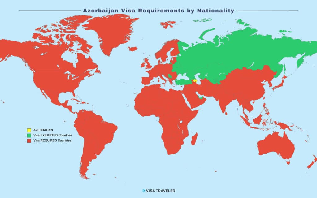 Azerbaijan Visa Requirements by Nationality