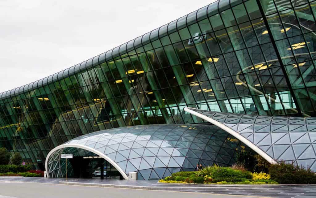 Baku International Airport in Baku Azerbaijan