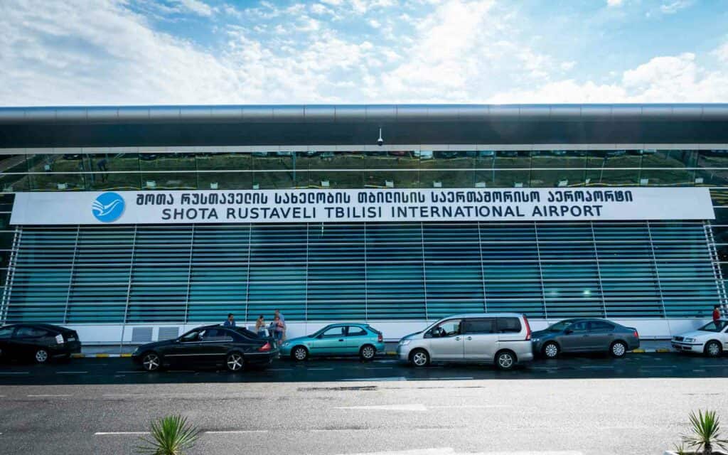Shota Rustaveli Airport in Tbilisi Georgia