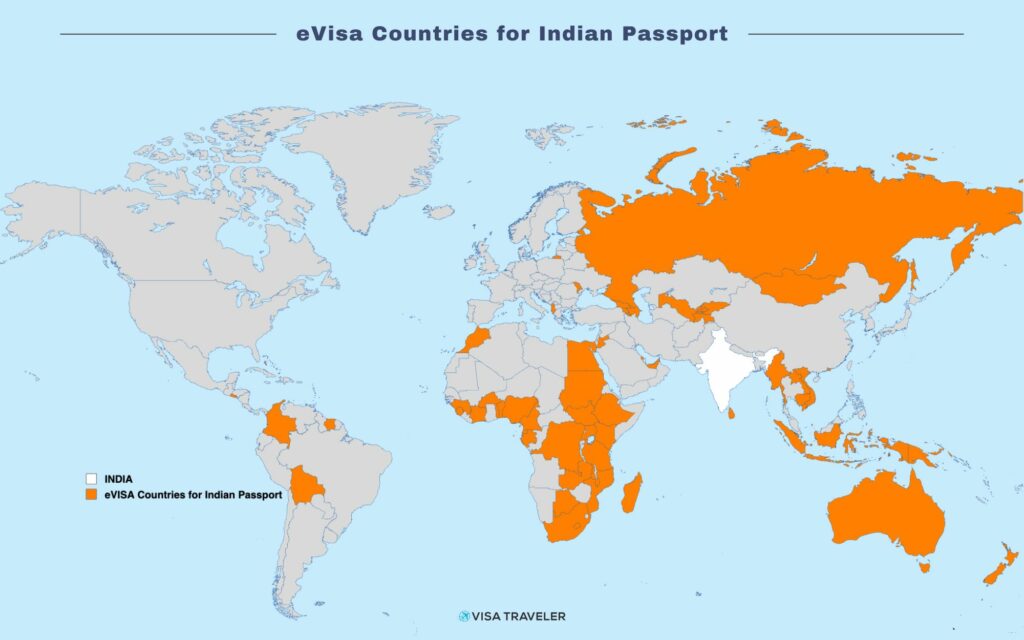 eVisa Countries for Indians