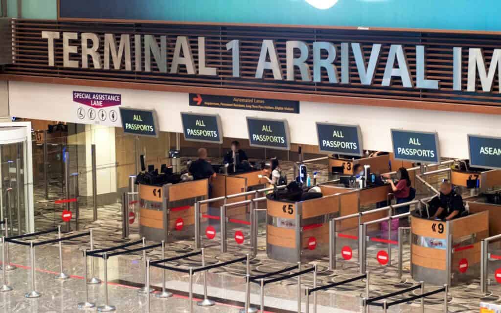 Singapore Changi Airport Immigration