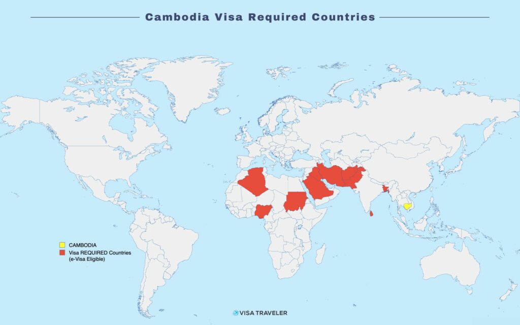 Cambodia Visa Required Countries