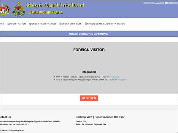 How to Complete Malaysia Digital Arrival Card (MDAC)
