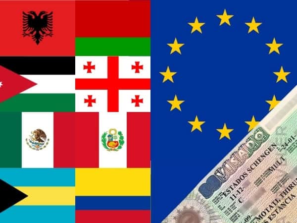 VISA-FREE Countries for Schengen Visa