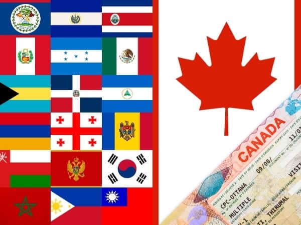 VISA-FREE Countries for Canada Visa Holders
