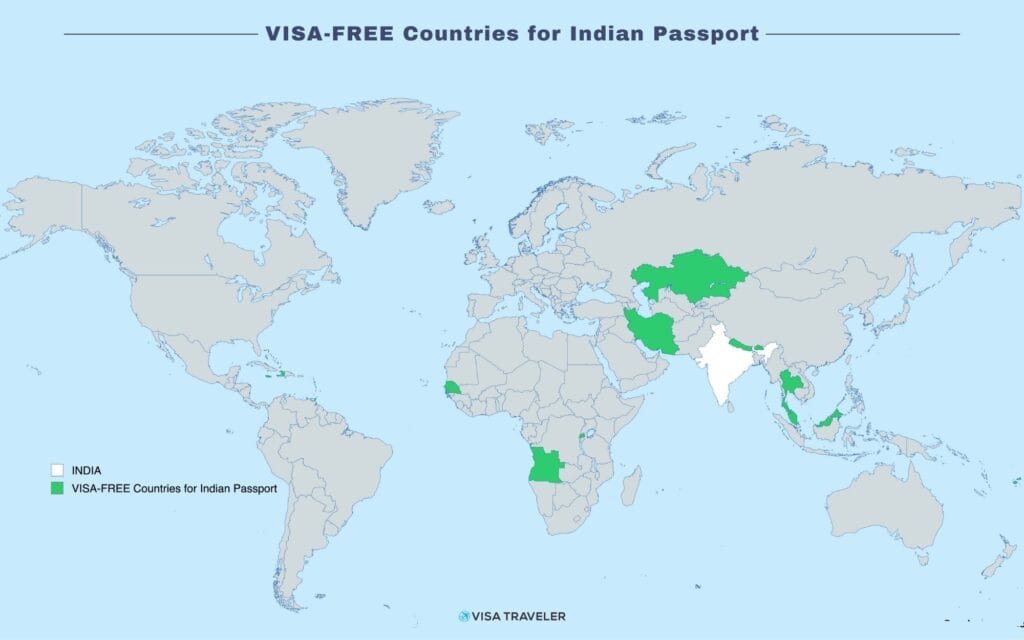 VISA-FREE countries for Indians