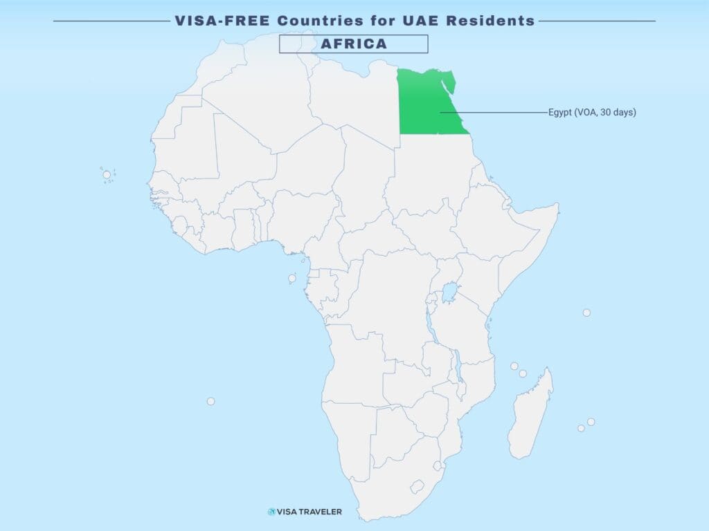 VISA-FREE Countries for UAE Residents in Africa