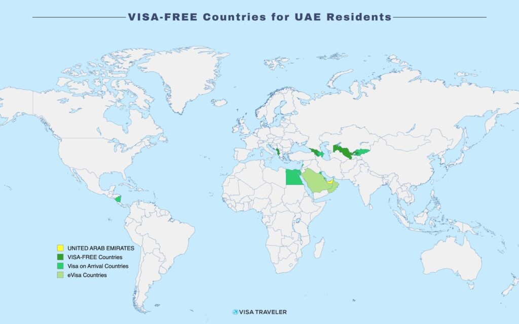 VISA-FREE Countries for UAE Residents or Emirate ID Holders