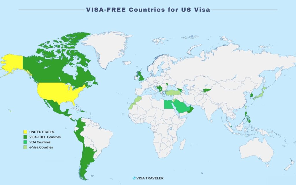 List of VISA-FREE Countries for US Visa Holders in 2026